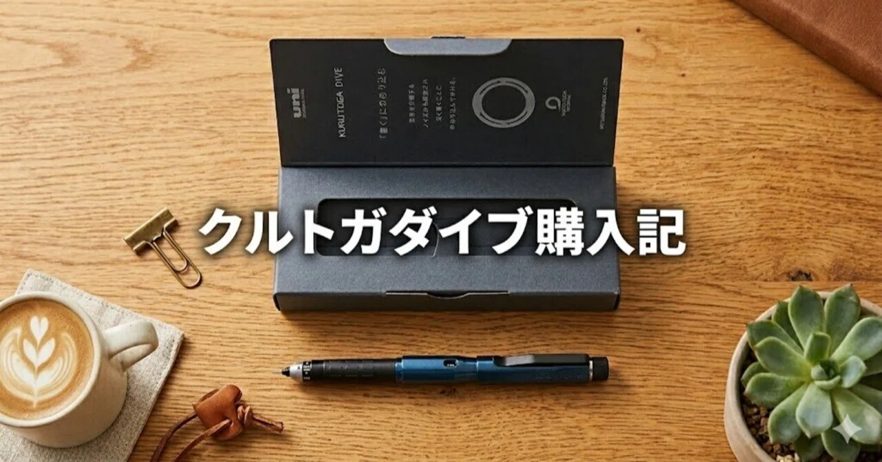 クルトガダイブ購入記】京都で見つけた「深海」。アラ還おじさんが5000