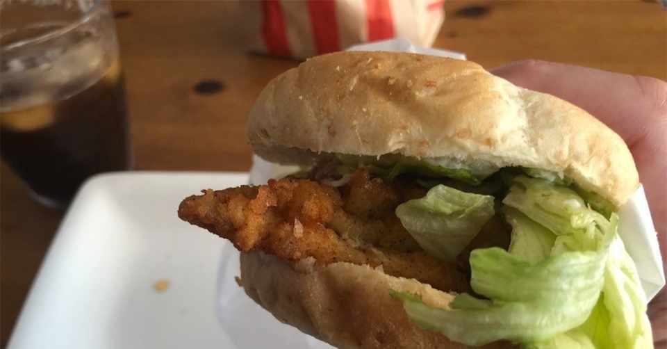 ケンタッキーチキンフィレサンド クッキング父ちゃんの食べ歩きブログ Note