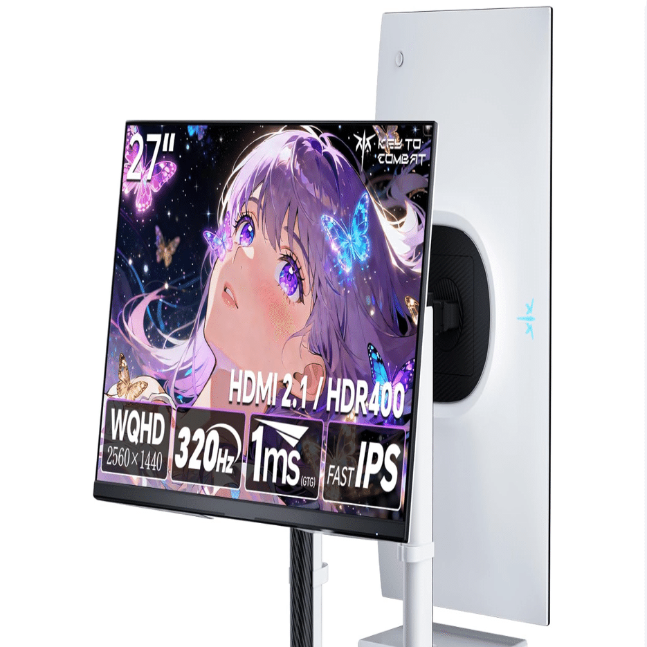 KTC  ゲーミングモニター KTC H27E6 27インチ WQHD 300Hz ゲーミングモニターレビュー｜Fast IPS