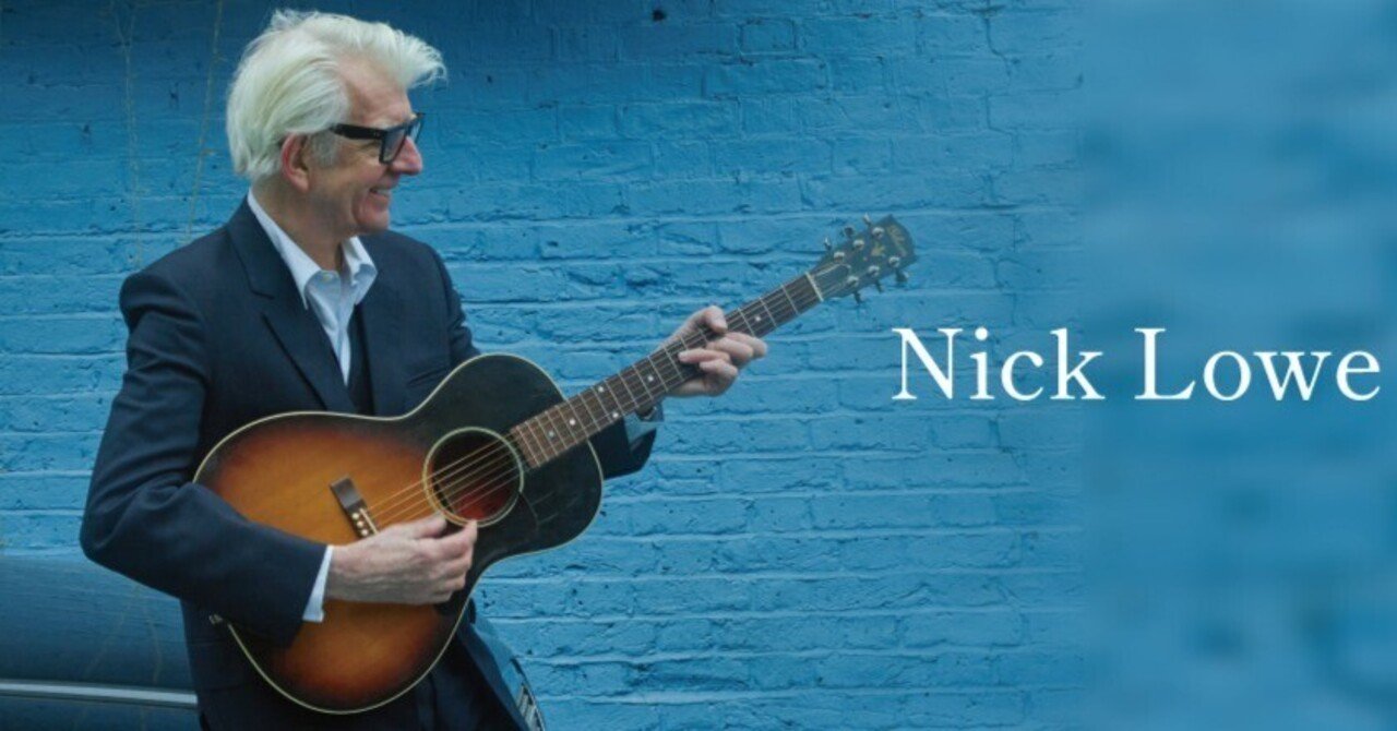 希少　NICK LOWE / ニック・ロウ　 1996 JAPAN TOUR Nick Lowe（ニック・ロウ）｜『Indoor Safari』パブロックのパイオニア