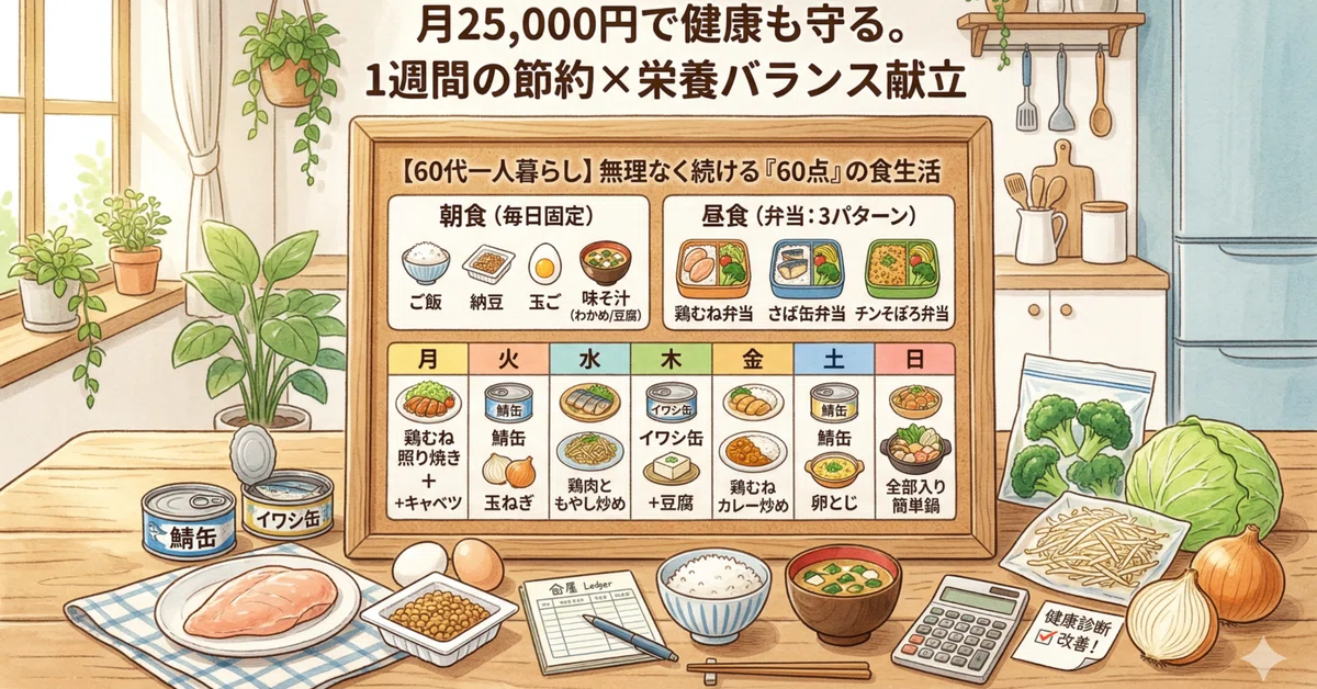 [Living Alone in Your 60s] Protecting Your Health on 25,000 Yen a Month ...