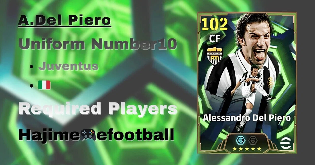 Hajime的必須選手A・デル・ピエーロ Epic『Italian league Attackers