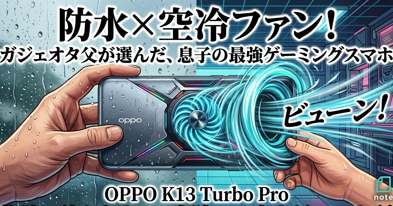 息子のスマホをOPPO K13 Turbo Proにしてみた｜田所