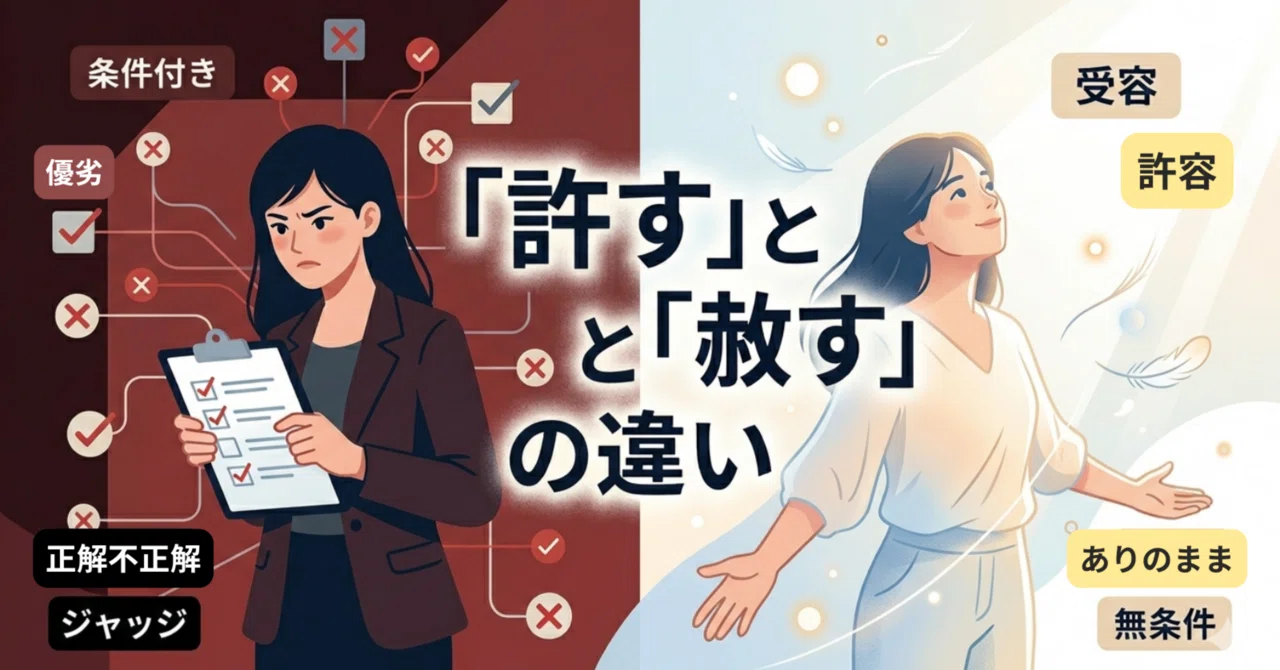 許す 赦す 違い