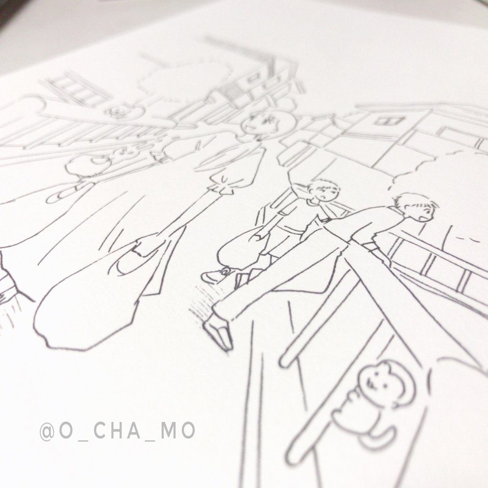 線画を失敗しても合成で直せば何とかなる イラスト集zine制作中 おちゃも Note