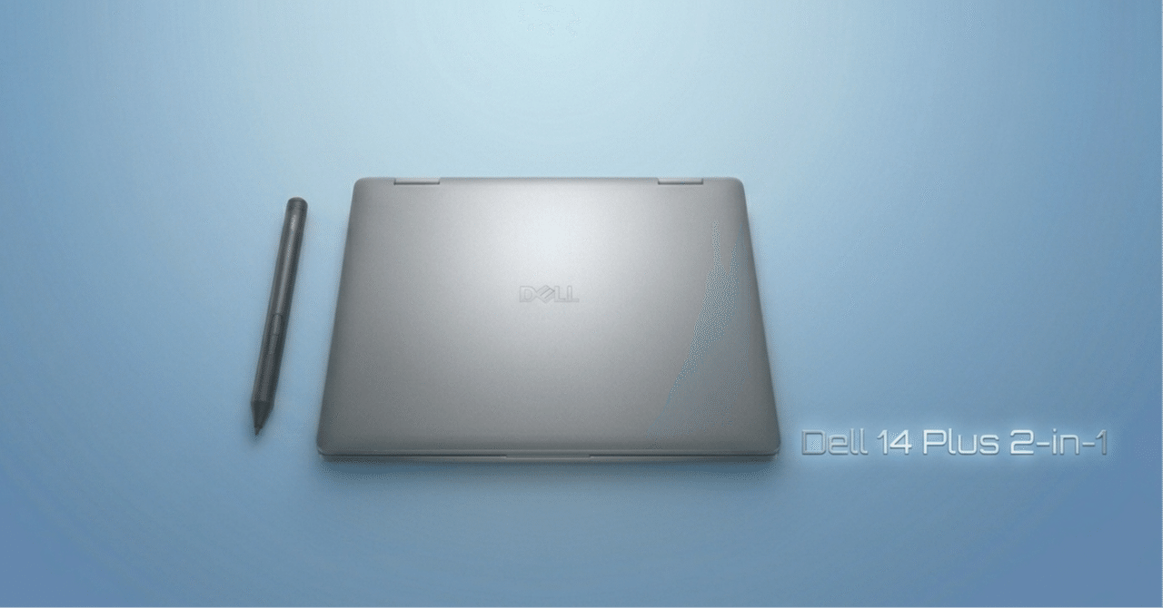 極美品使用浅 Dell 14 Plus 2-in-1 DB04250 Dell 14 Plus 2-in-1 DB04250 使用所感】動作は軽快！スタイル柔軟