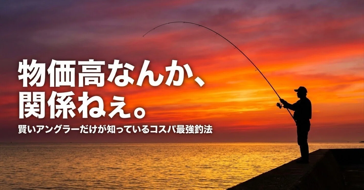 アミエビはもう買うな。物価高を逆手に取る格安サビキ＆カゴ釣り完全