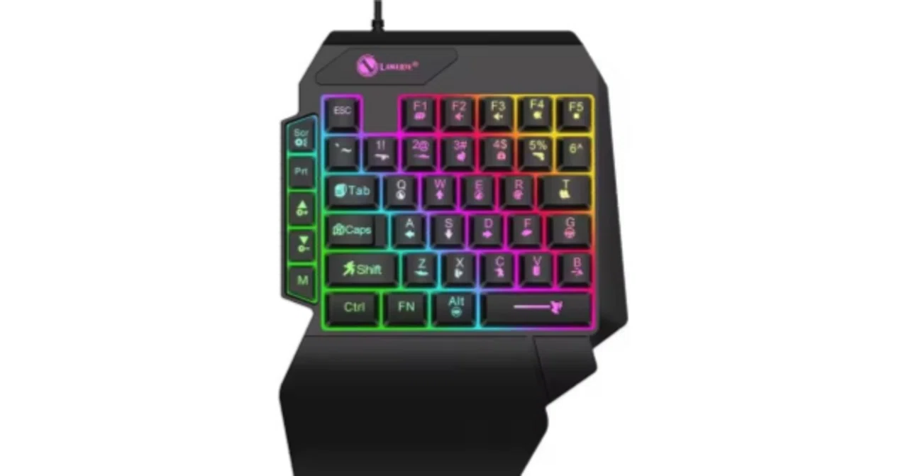 裏技発見 中華格安片手ゲーミングキーボード GK1O3S を購入してみる