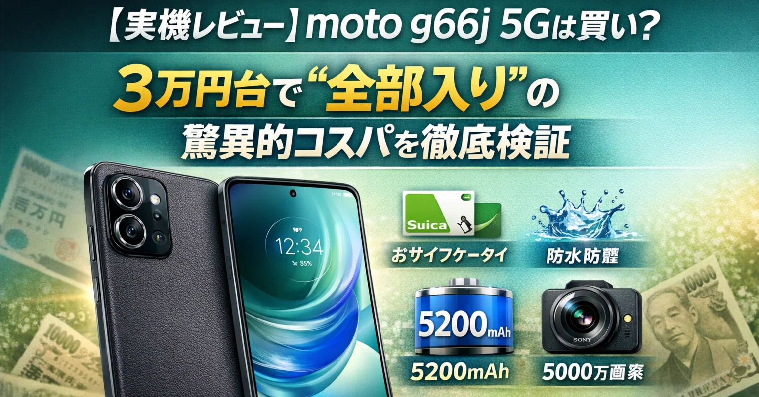 Hands-on Review] Is the moto g66j 5G Worth Buying? A Thorough