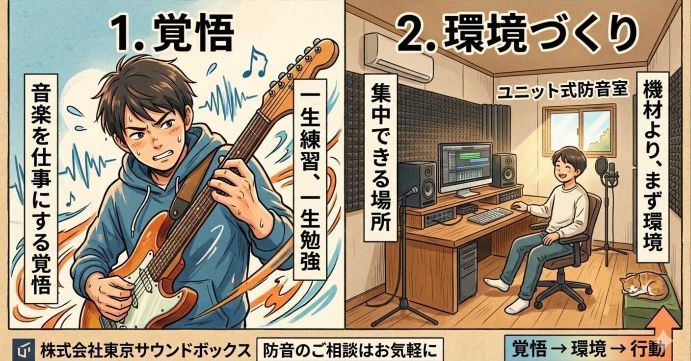 音楽を仕事にする人が最初にやるべきこと｜音の自由を、すべての人に