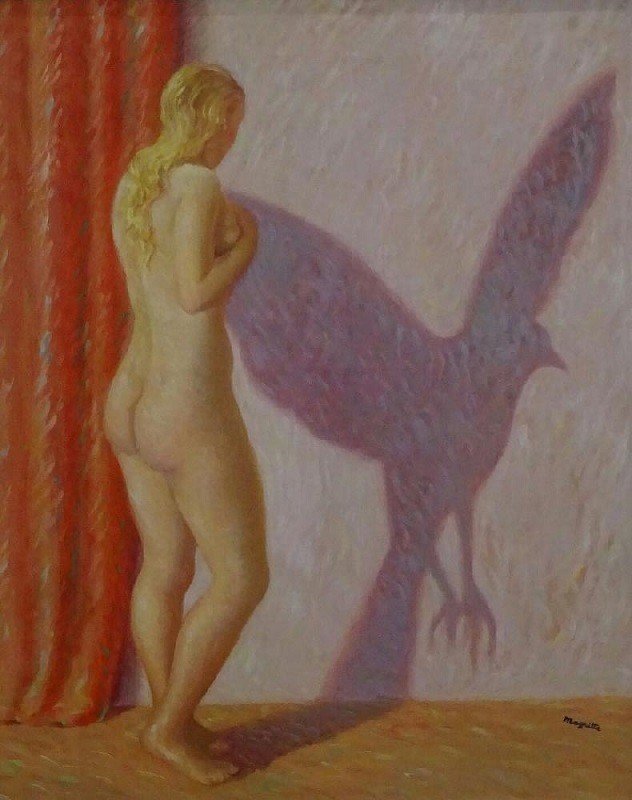 rene-magritte-shadow-of-woman ルネ・マグリット　女の影