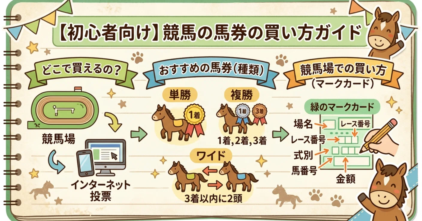 初心者向け】競馬の馬券の買い方ガイド｜ウマンタ