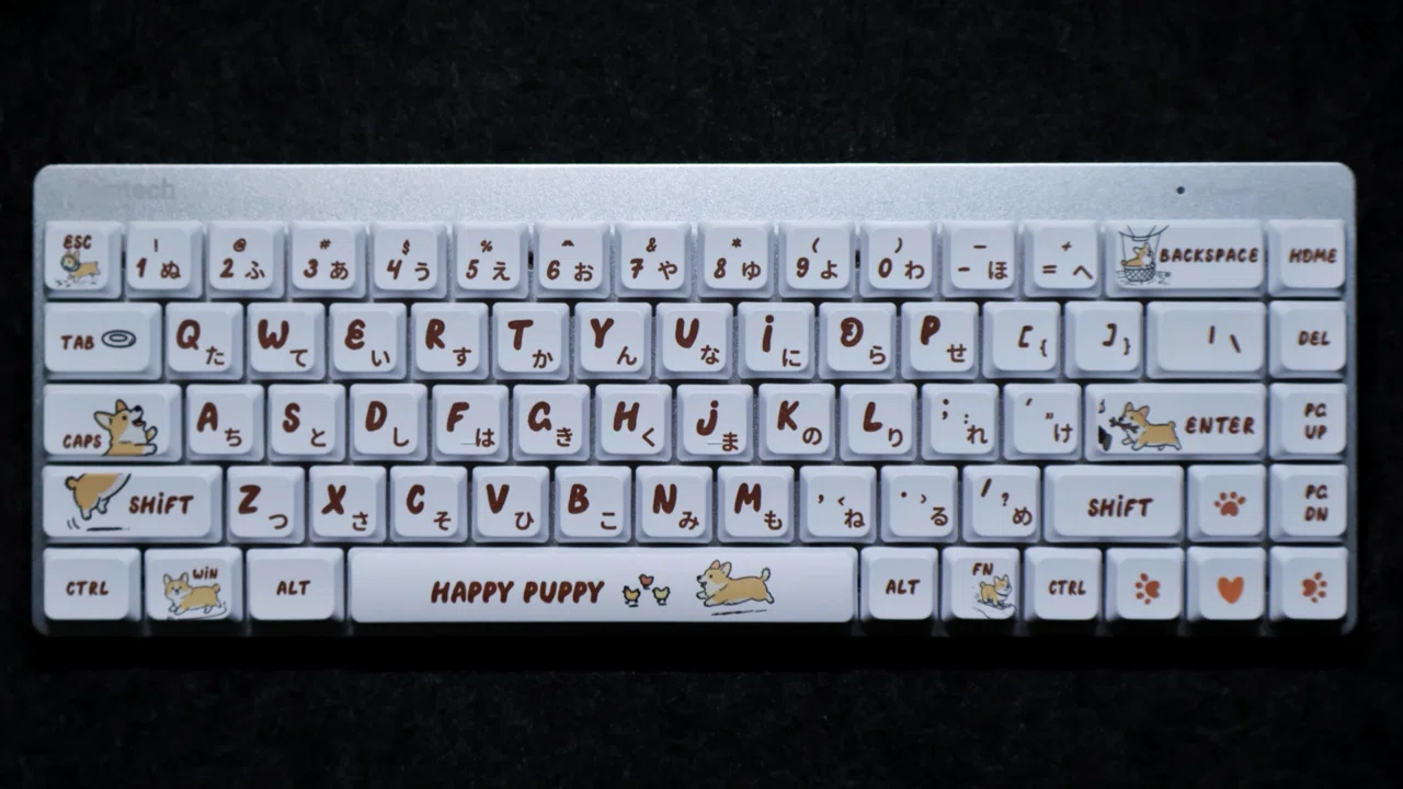 Syntech Chronos 68 Low-Profile Keyboard｜軽い押し心地と可愛い