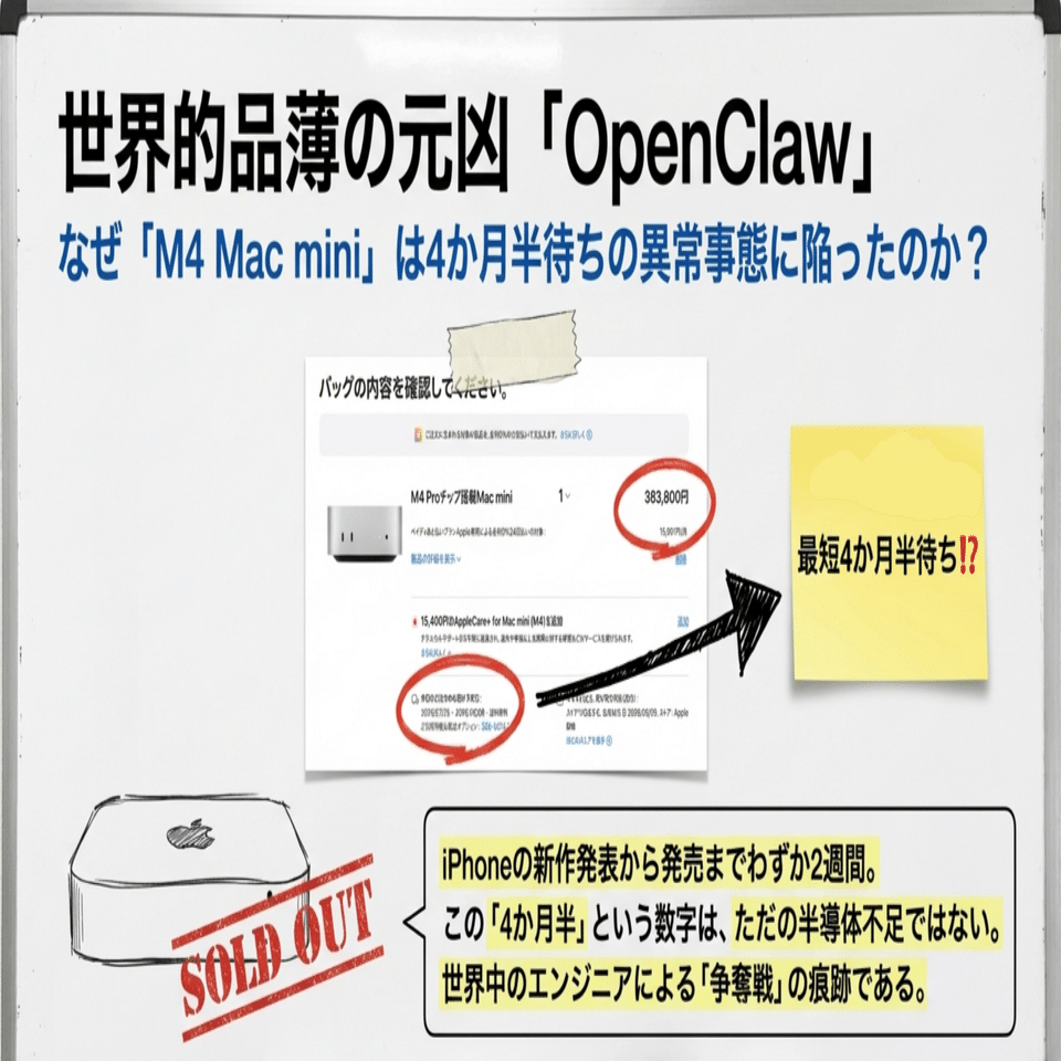 MACまとめ売り！ mac mini買っちゃいました③】納品は4か月半後⁉世界的品薄の元凶