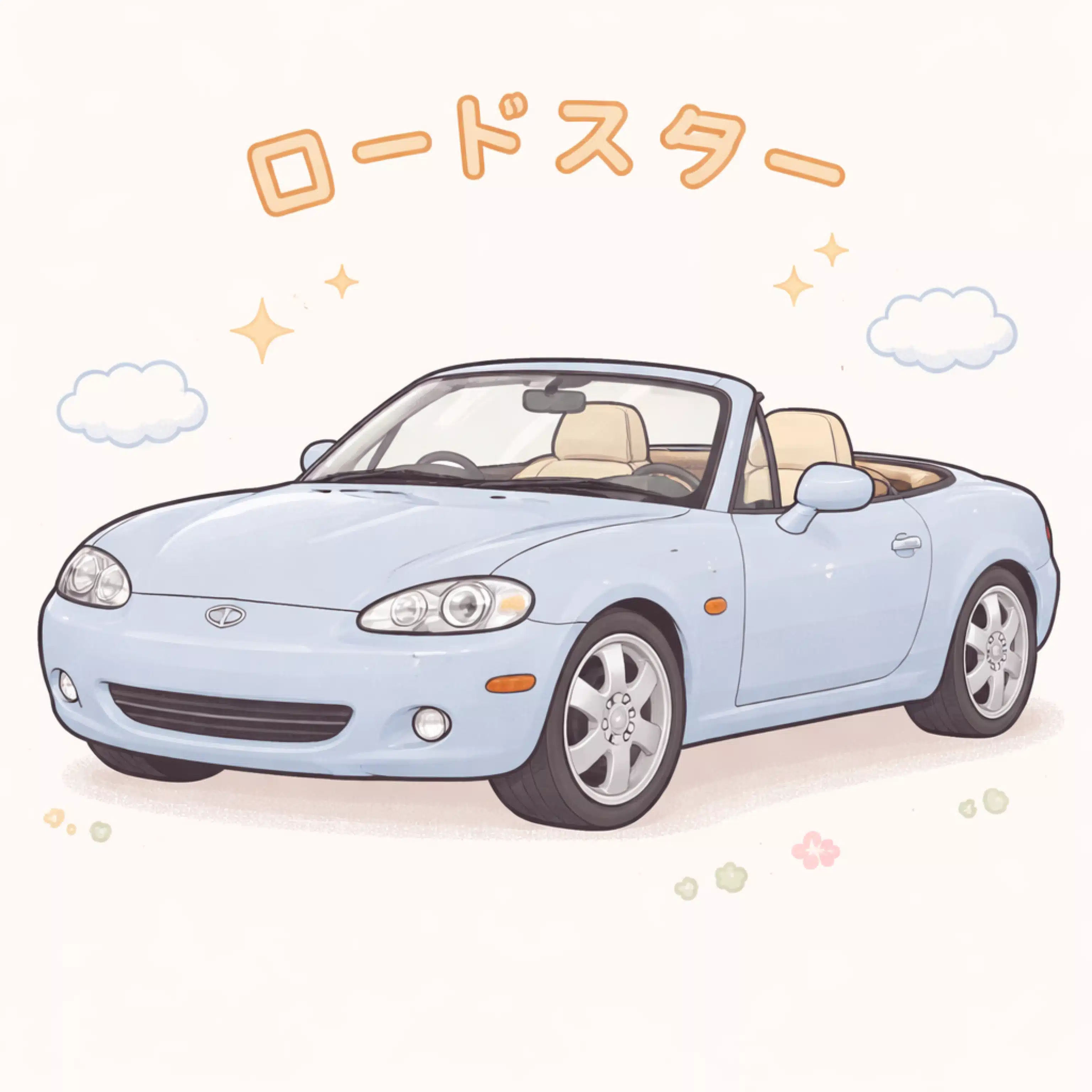 部屋とロードスター
