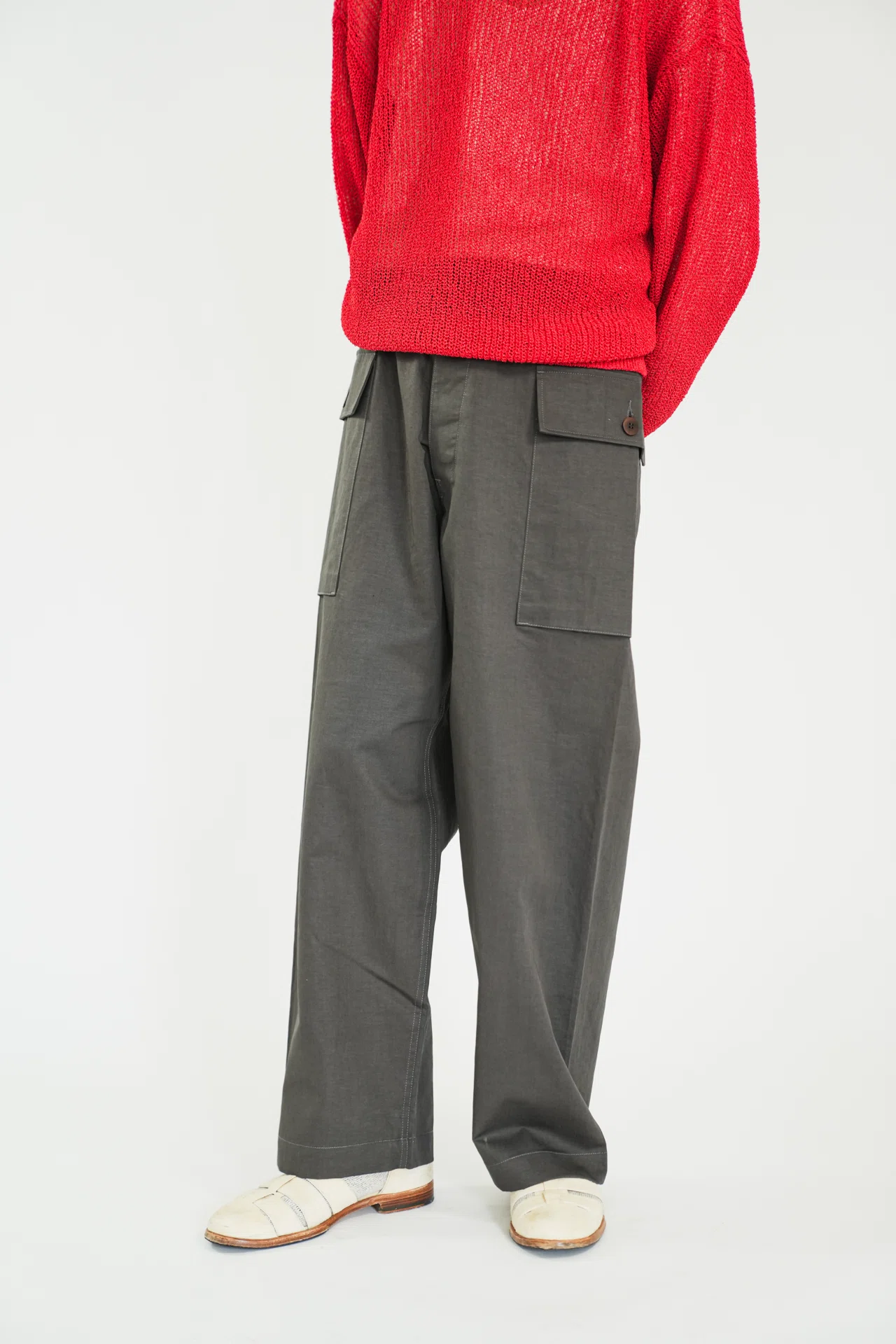 BISOWN RIVER別注Cotton Silk Military Pants 【公式通販】