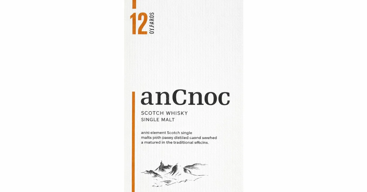 アンノック 12年（anCnoc 12 Years）｜グラスの底が見えるまで （グラ