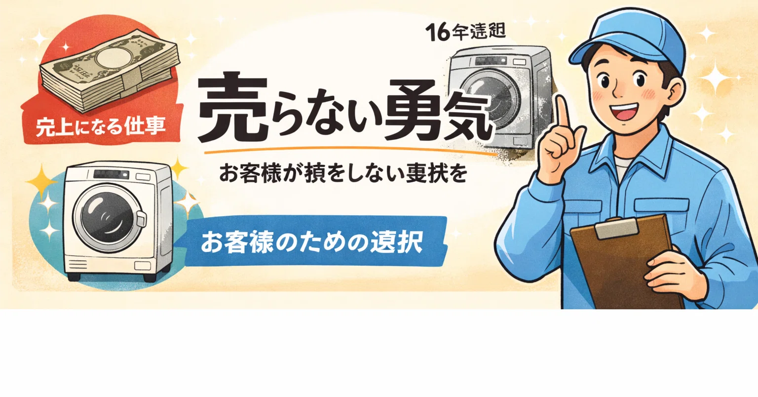 売らない勇気。16年経過のドラム式洗濯機で私が選んだ判断｜浦安ドラム 