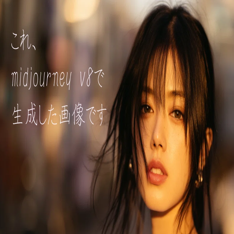 AI画像生成」Midjourney v8で「AIっぽくない日本人女性」を作る 実写感