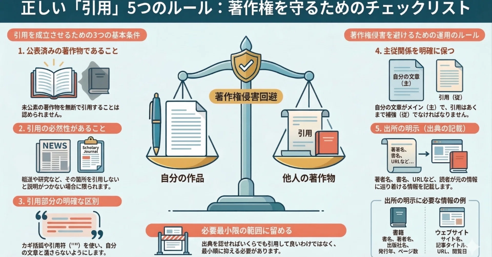引用元を書けばOK」じゃない。「引用」って、思っているより全然 