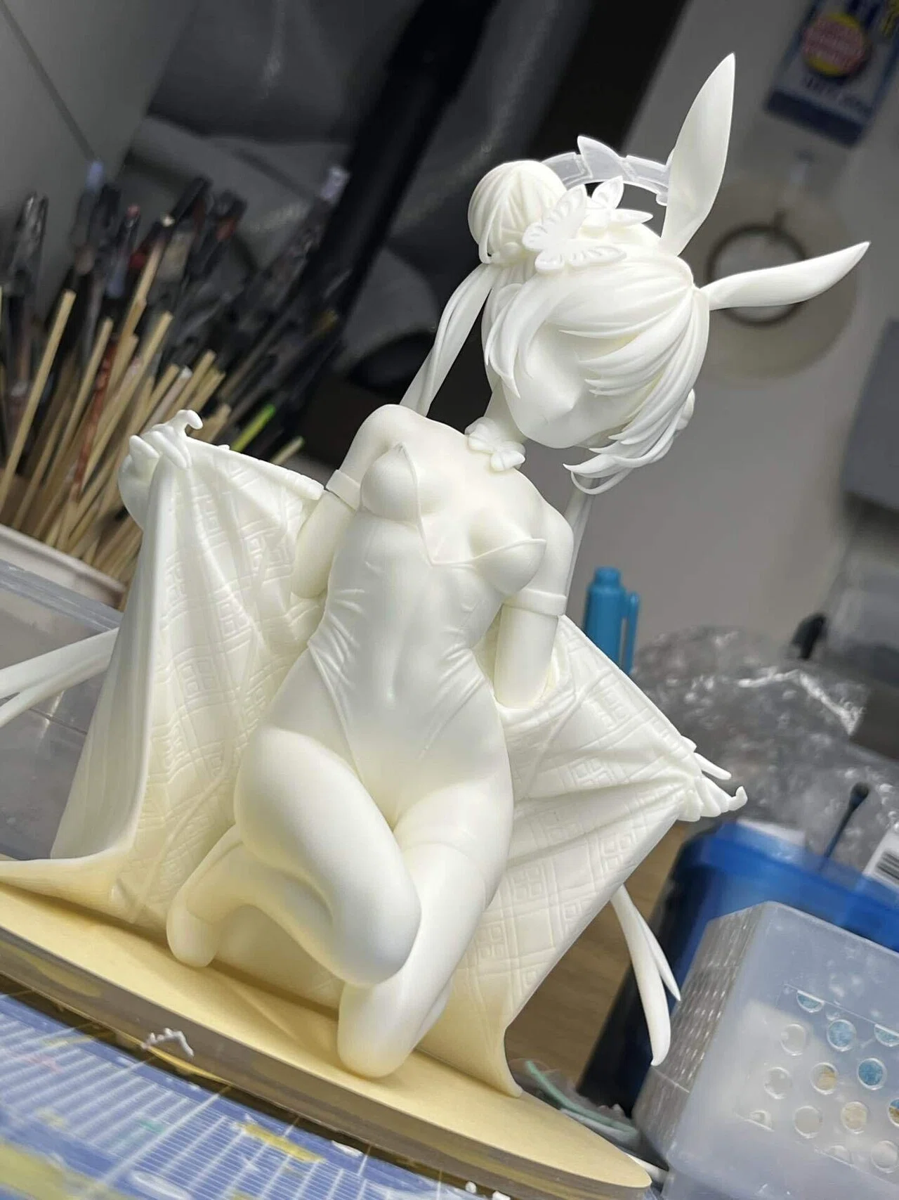 ガレージキット ブルーアーカイブ 竜華キサキ（バニー）制作｜お茶漬け