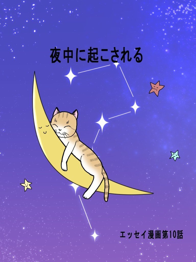 エッセイ漫画第10弾 夜中に起こされる 広翼 Note エッセイ漫画第10弾 夜中に起こされる 広翼 Note