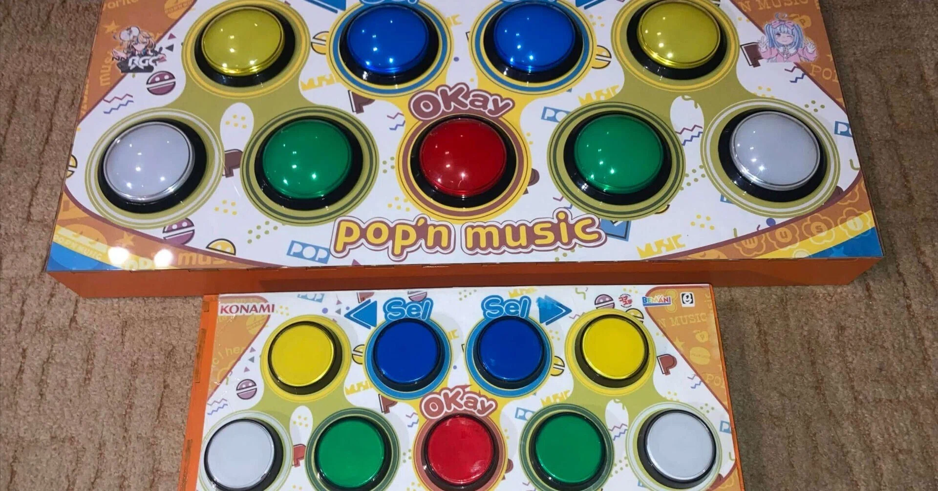 やったー！ついにpop'n musicコントローラー完成！｜Silver Sword
