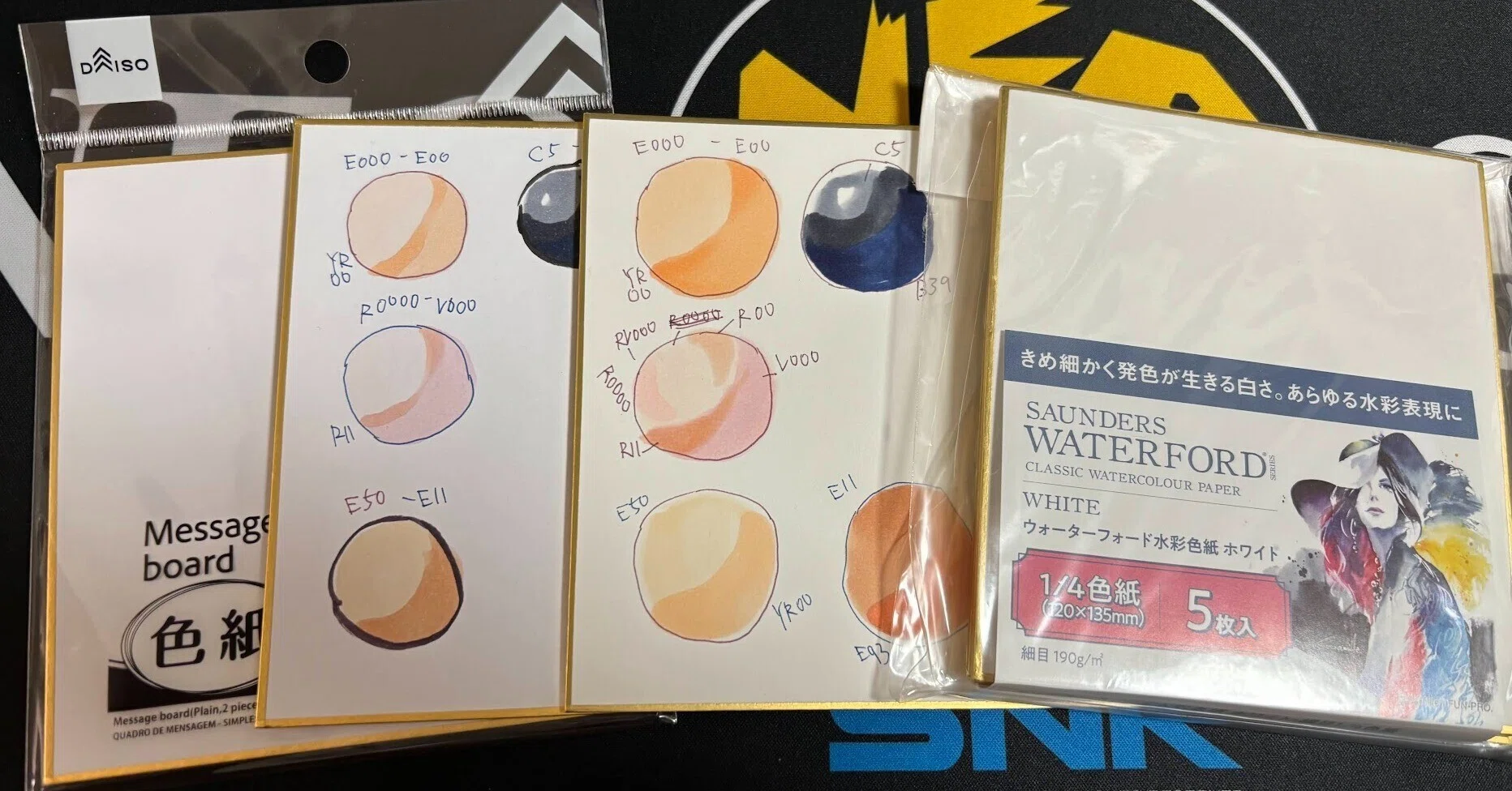 アナログのミニ色紙｜ばるど