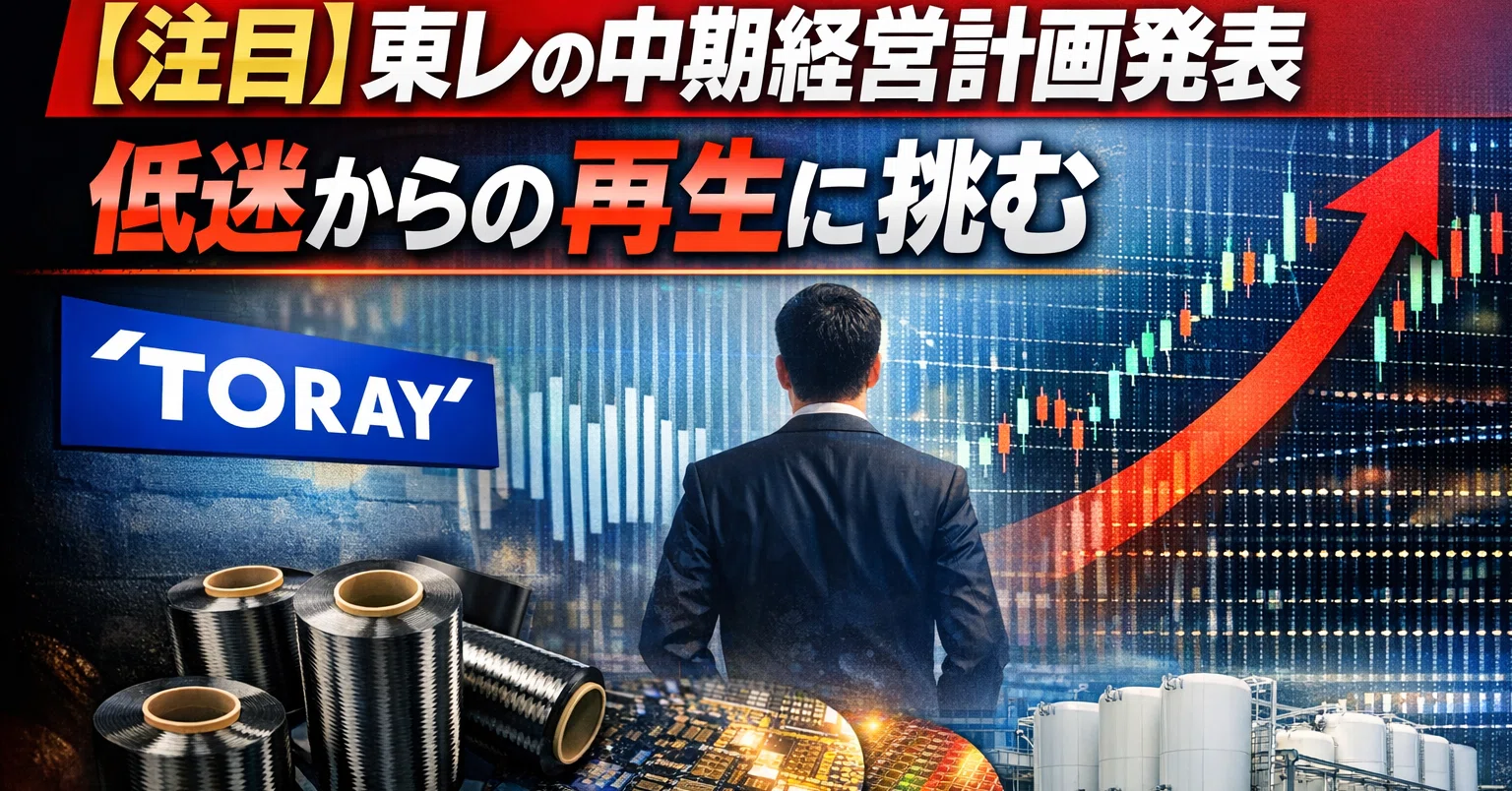 注目】東レ(3402)が新中計「IGNITION 2028」を発表 低迷からの再生は