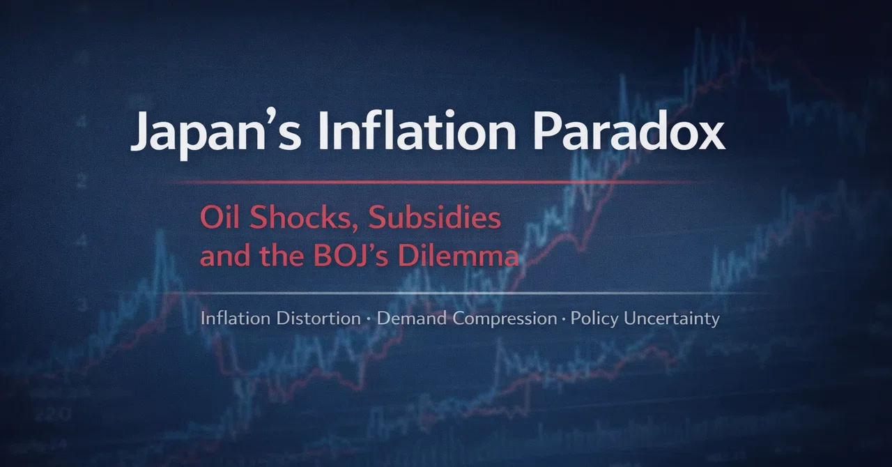 Japan Macro Brief | Oil Shocks, Fiscal Intervention, and the BOJ’s ...