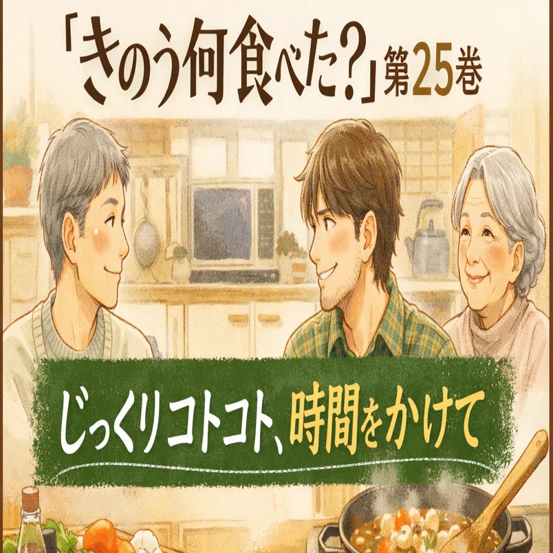 きのう何食べた？』第25巻 じっくりコトコト、時間をかけて｜くわっち