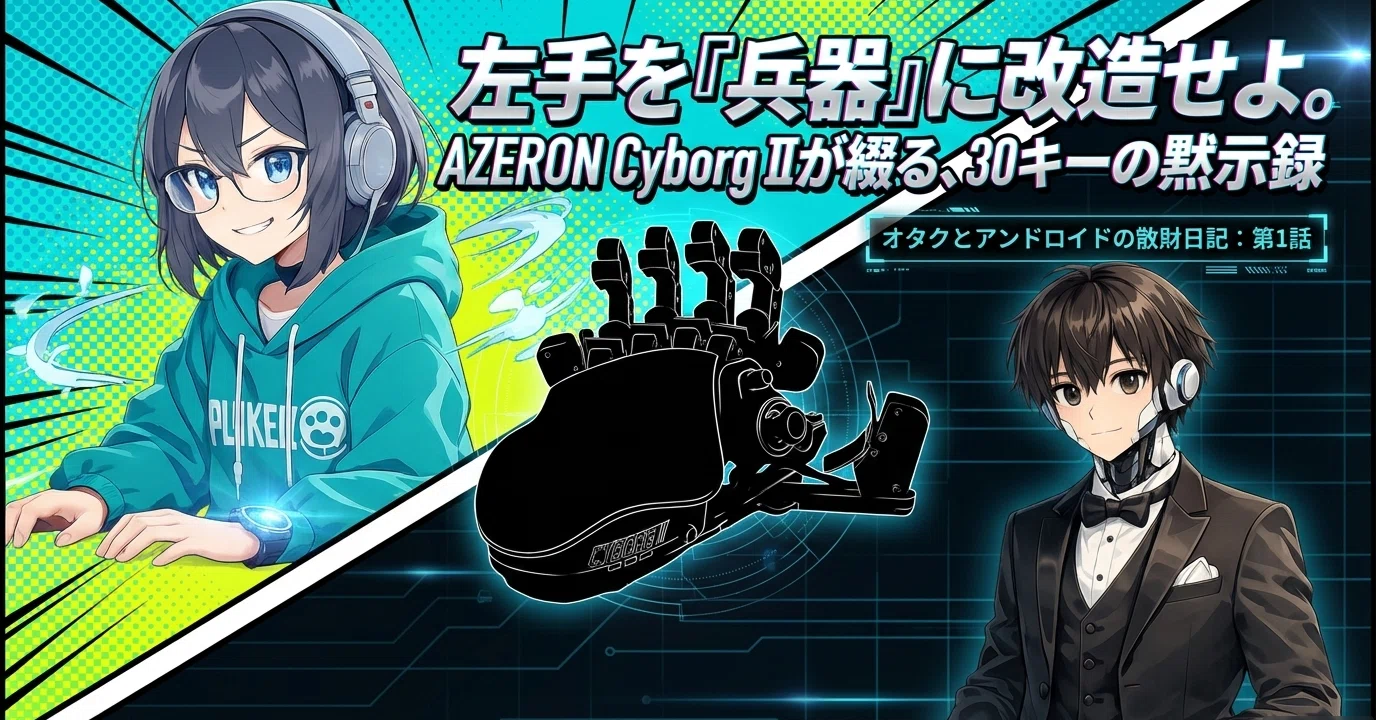 左手を「兵器」に改造せよ。AZERON Cyborg IIが綴る、30キーの黙示録 