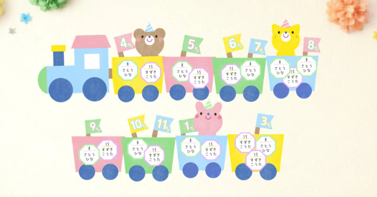 誕生 日 表 保育園