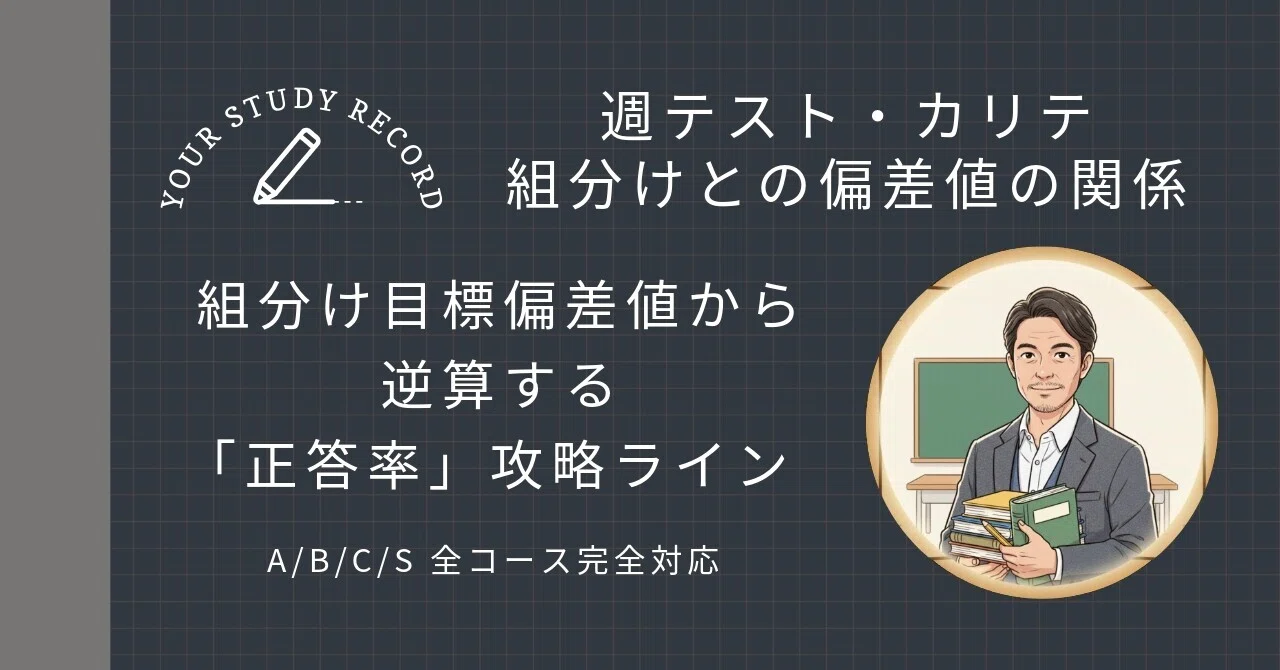 組分けテスト5年　カリキュラムテスト5年　全統4、5年 週テスト・カリキュラムテストと組分けテストの偏差値の関係｜組分け