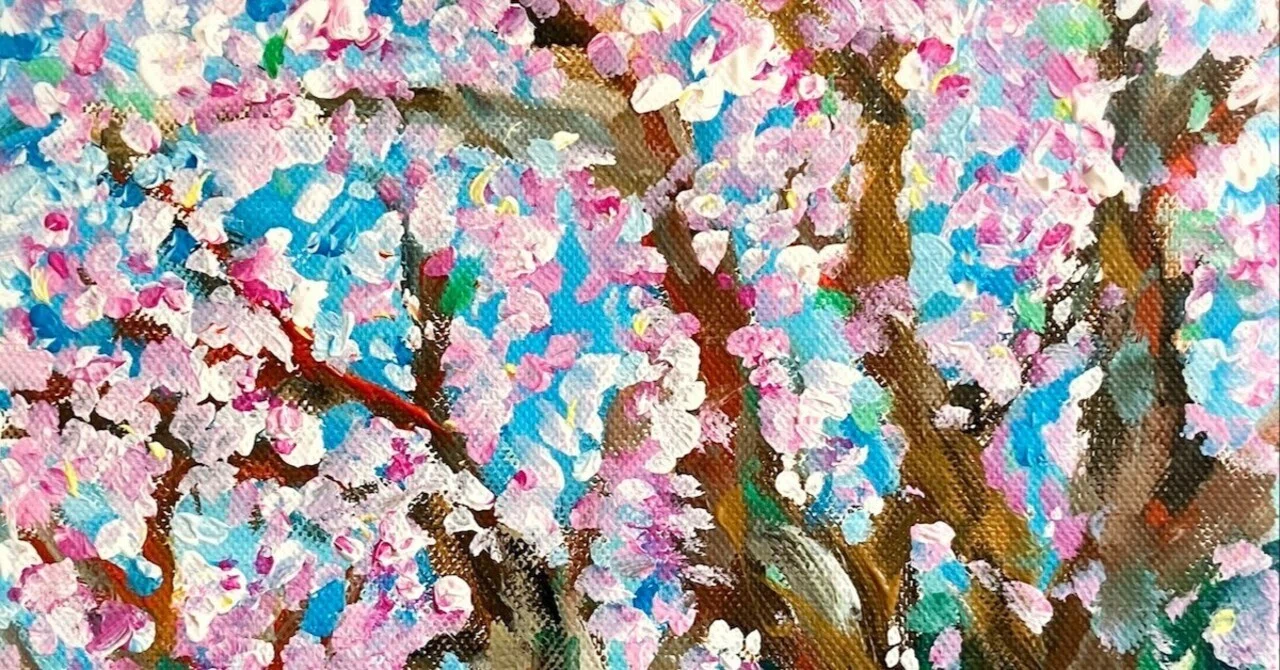 今年の春の絵｜chisato oda 織田知里
