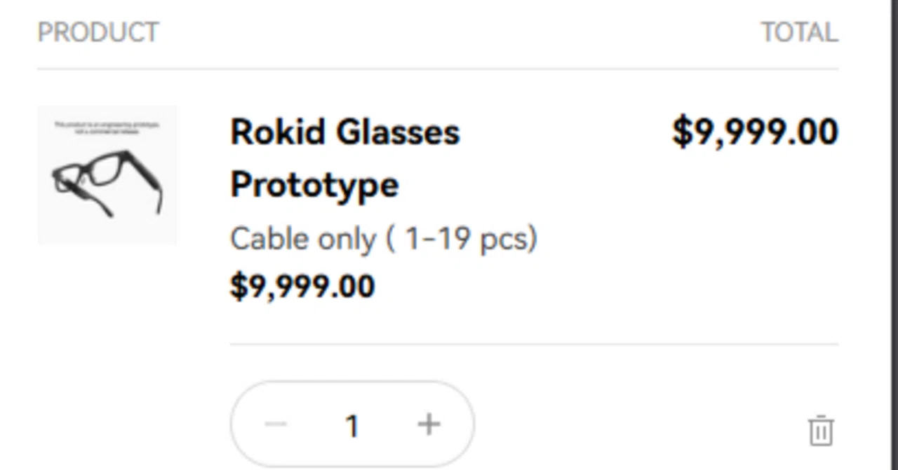 Rokid AI Glassesの開発用ケーブルが$9,999な件について｜魔法成人少女 