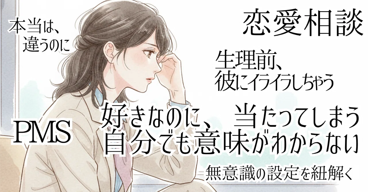 生理 中 イライラ 彼氏