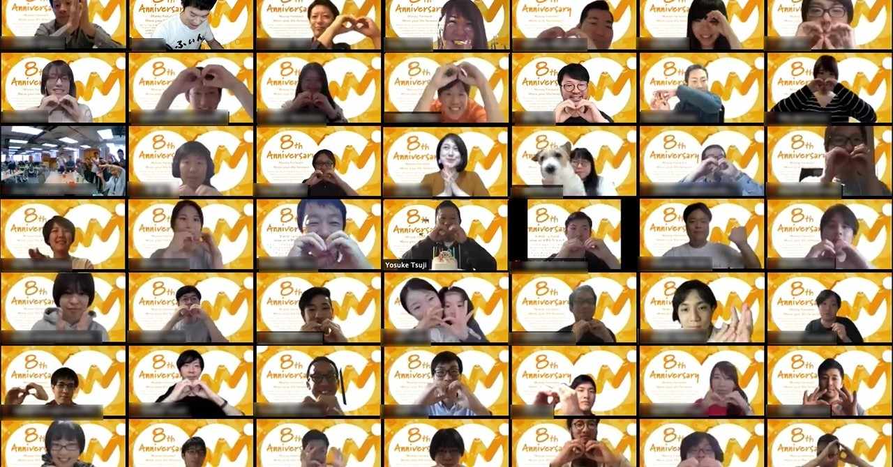 みんなでhappy Birthday マネフォの8周年アニバーサリー Keikokanai Note