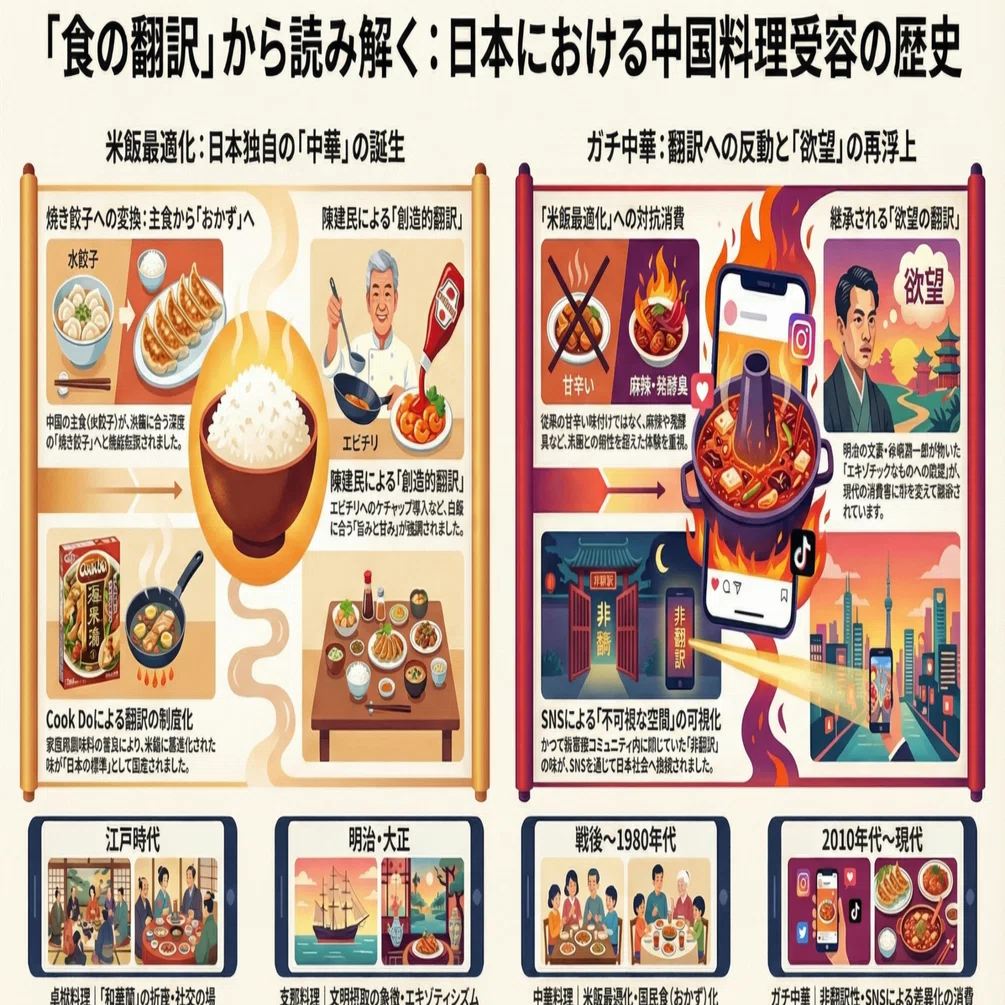 食の翻訳」から読み解く日本の中国料理受容史｜だいすけ