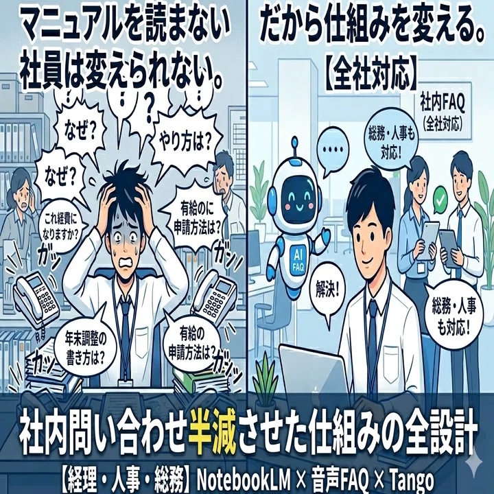 マニュアルを読まない社員は変えられない。だから仕組みを変える