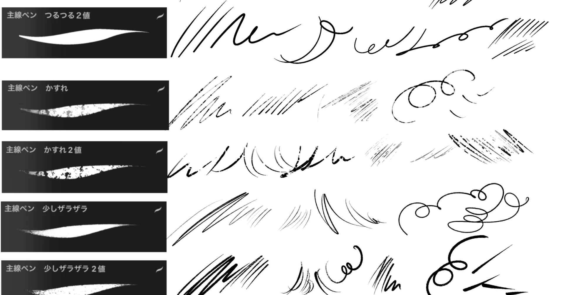 Procreateの主線・線画ペン、自作したので全部紹介【プロクリ専門 