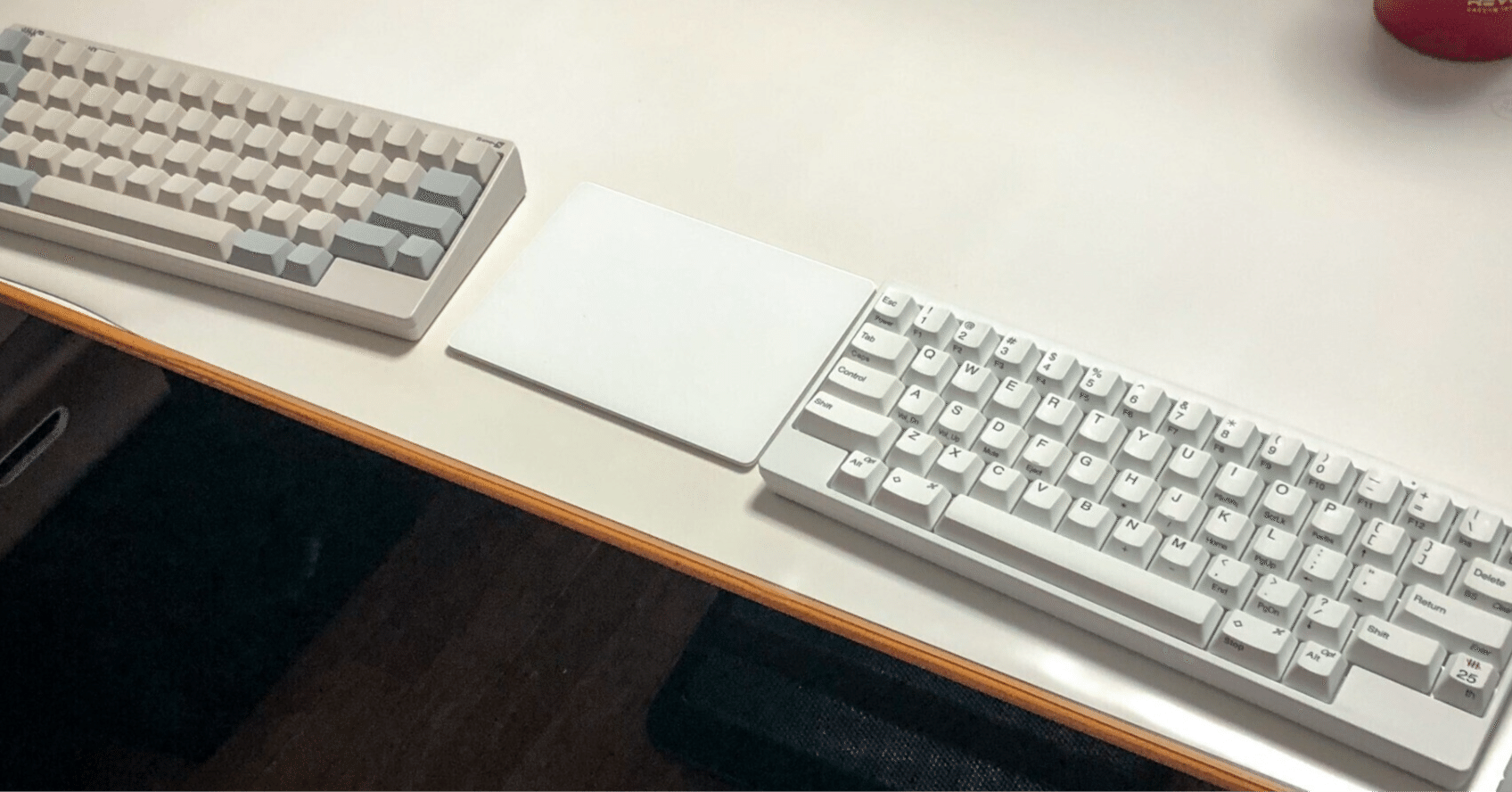 トラックパッド付き分割キーボードおすすめ4選｜マウスなしで快適操作