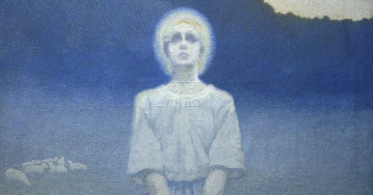 The Prophecy of Blue Silence. Alphonse Osbert's 'The Vision of Saint ...