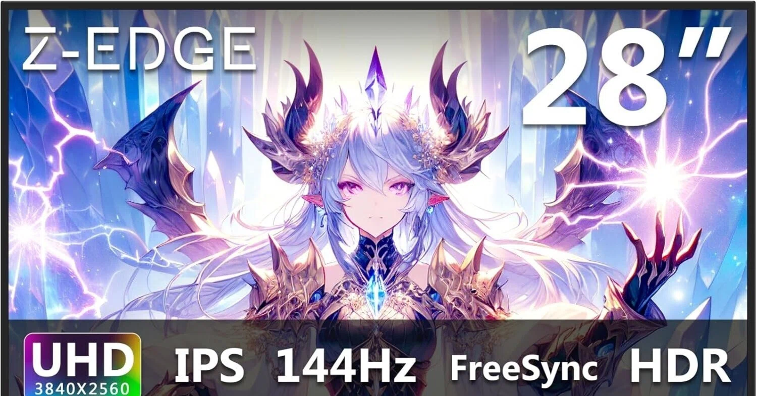 本気レビュー】Z Z-Edge(ゼロエッジ) 4Kモニター 28型 ゲーミング