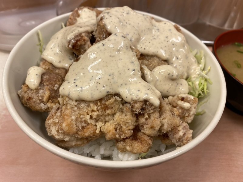 最高のガリマヨ竜田揚げ丼 05 食べたもの 神田 Note