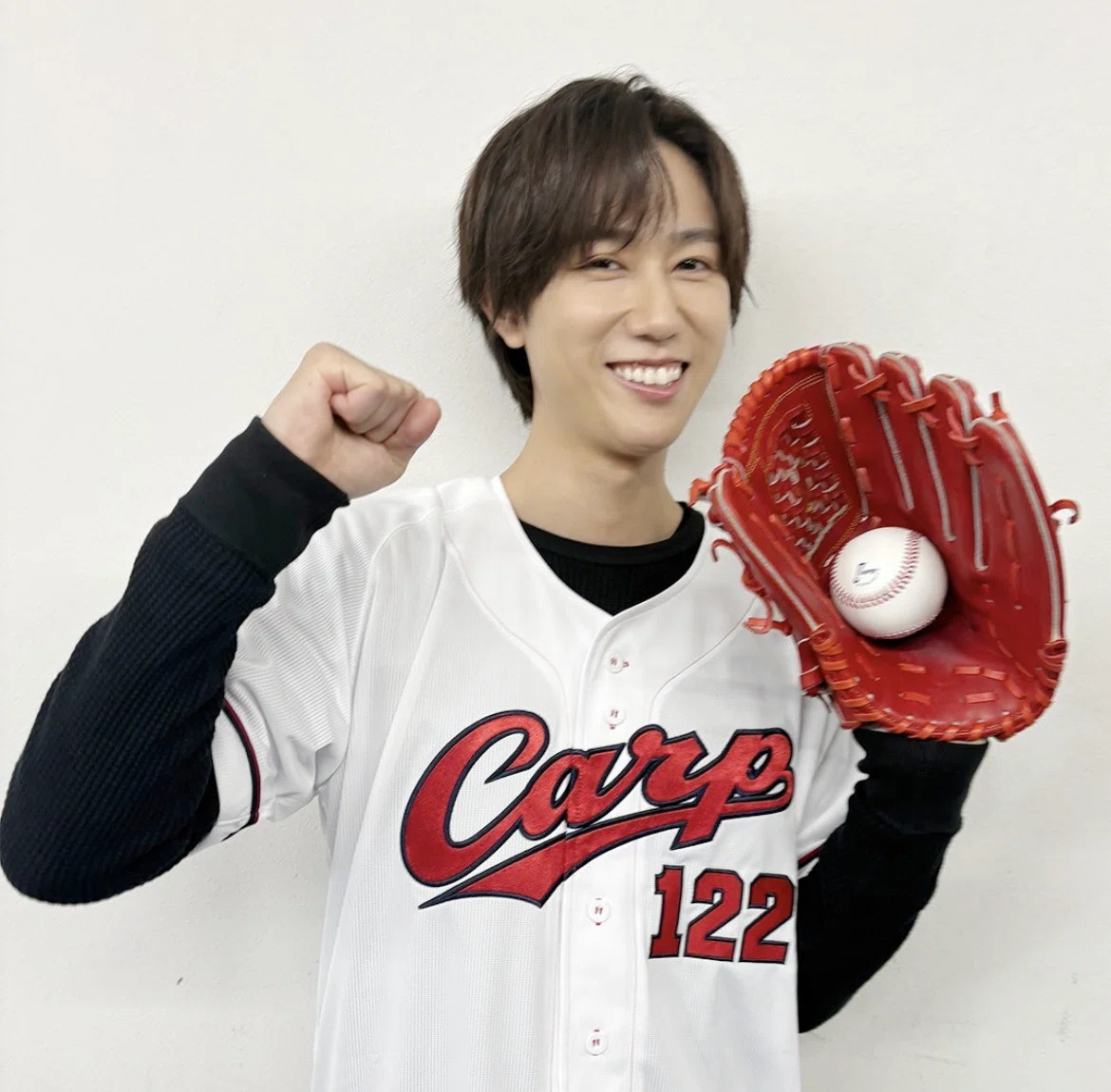 カープ開幕戦】あべちゃん💚背番号「122」とノーバン始球式！｜たま