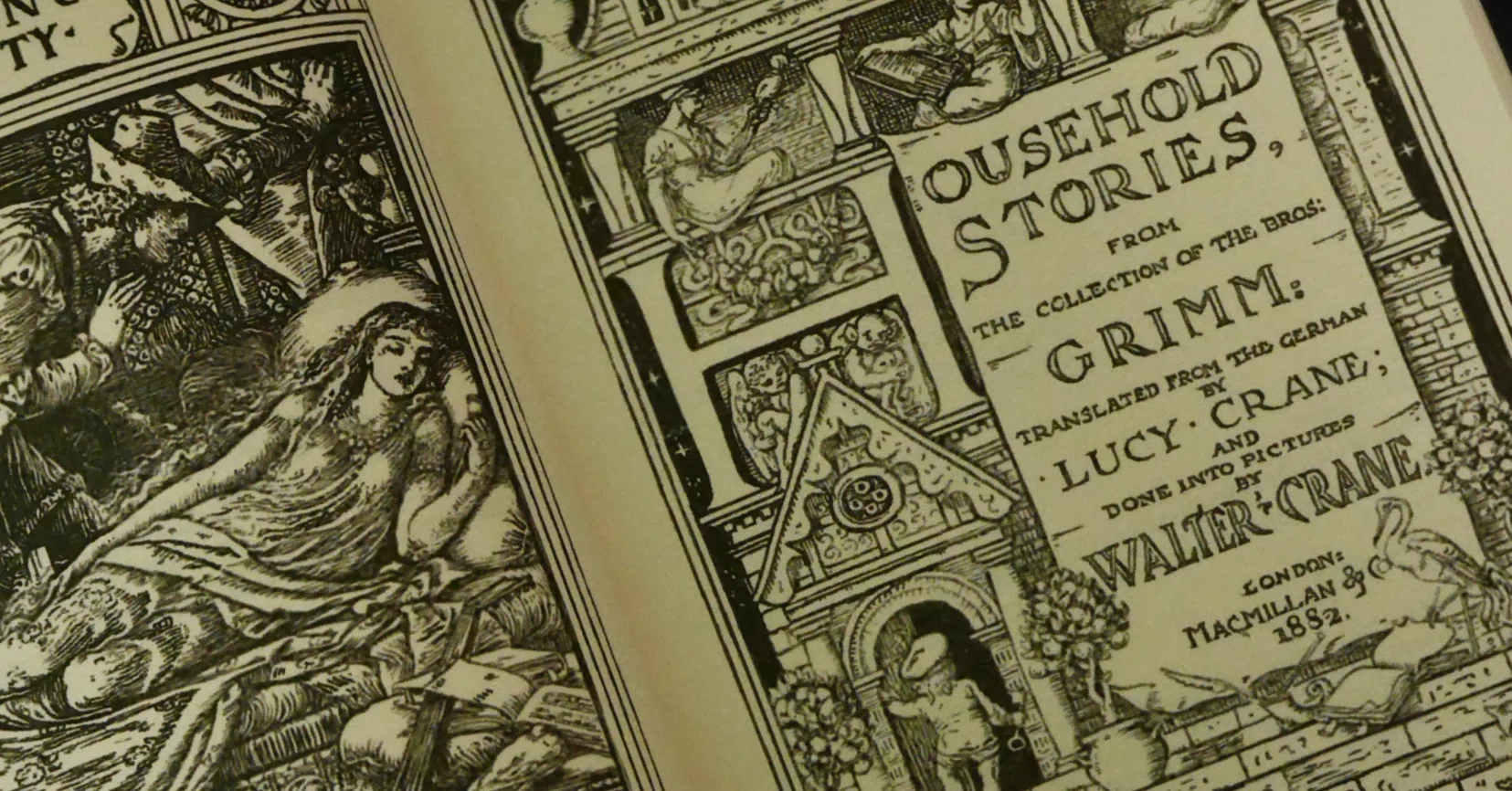 稀少アンティーク美しい挿絵のイギリス絵本ウォルタークレイン洋書ジャンクジャーナル 美しい挿絵本紹介③】ウォルター・クレイン『美女と野獣 とその他の