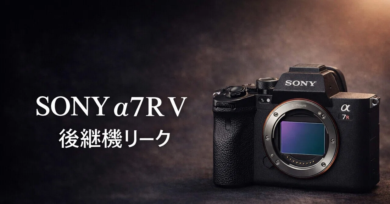 5月にSONY新型くる？a7R V後継機リークを本気で整理したら「今買う人