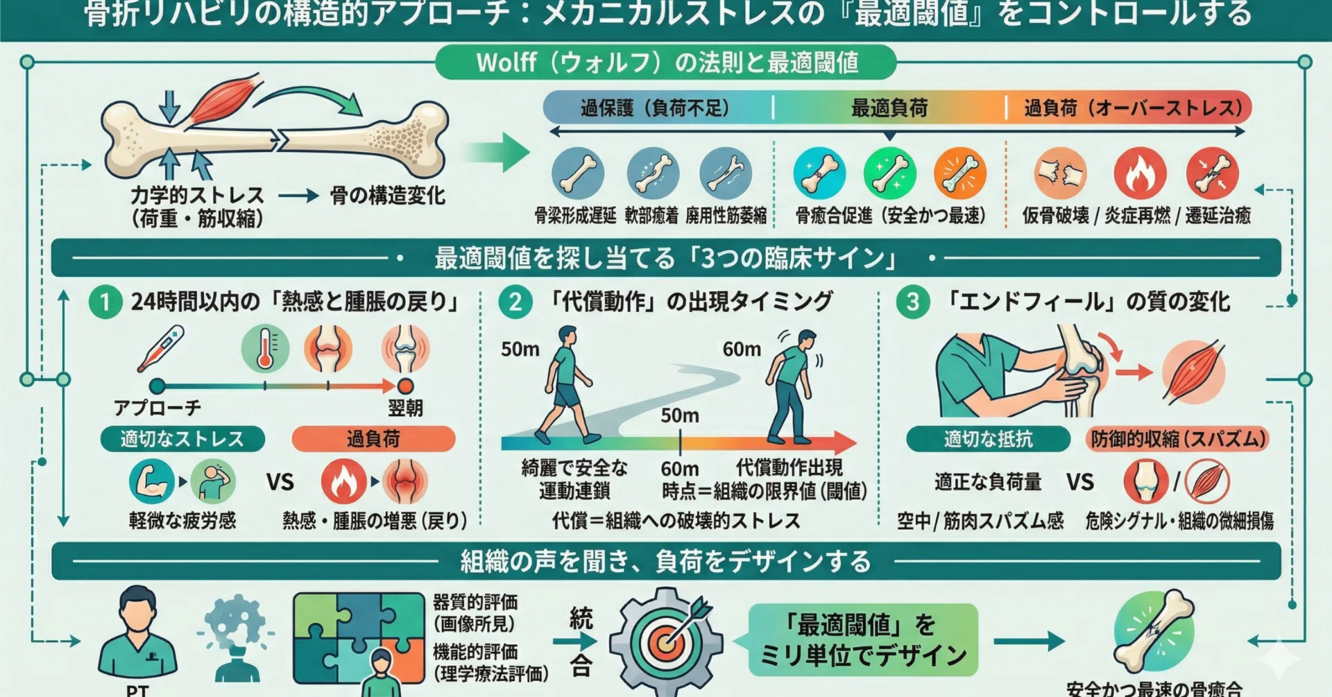 骨癒合をコントロールする。メカニカルストレスの「最適閾値」を