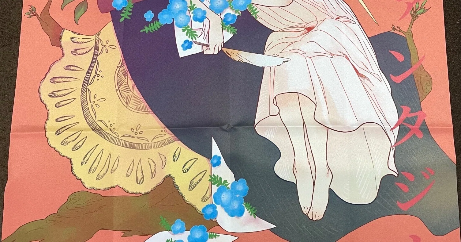 同人イベント用の布ポスターを作りました！｜ぽち(狛木 花信)＠文学